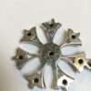 Sterling Silver and Faceted Garnet Pendant - 1 piece - Image 2