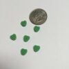 Vintage German Glass Hearts in Mint - 12 Pieces - Image 2