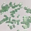 Glass Satin glass Beads in Mint Green - 200 pieces