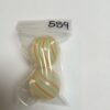 Large Multi-colored Blown Glass Bead - 4 Pieces - Image 4