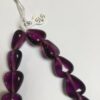 German vintage Glass Triangle Beads in Amethyst - 50 Pieces - Image 3