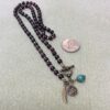 OOAK Knotted Garnet Necklace - 1 piece - Image 3