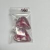 Glass swirl Heart Pendants - 4 Pieces - Image 3