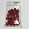 Vintage Japanese Glass Beads in Red - 40 Pieces - Image 5
