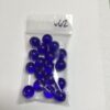 Vintage Japanese Glass Rounds in Cobalt - 36 Pieces - Image 5
