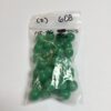 Vintage Japanese Glass Rounds in Green - 46 Pieces - Image 5