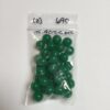 Vintage Japanese Glass Rounds in Jade Green - 35 Pieces - Image 5