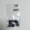 Electroplated Non-Magnetic Hematite Skulls Matte Rainbow Finish - 20 Pieces - Image 3