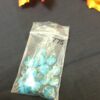 Blue / Brown Striped Glass coin bead - 36 pieces - Image 2
