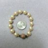 OOAK Peridot, Pearl, & Crystal Bracelet - 1 piece - Image 3