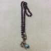 OOAK Knotted Garnet Necklace - 1 piece
