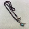 OOAK Knotted Garnet Necklace - 1 piece - Image 2
