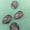 Violet Vintage Pressed Glass Artisan Made Leaves - 4 pieces - Image 4