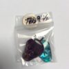 Dichroic Glass Skull Pendant - 2 pieces - Image 3