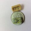 Glass Egyptian two hole beads - 4 pieces - Image 4