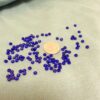 Dark Blue Glass Discs - 248 pieces - Image 3