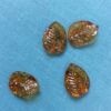 Honey Vintage Pressed Glass Artisan Made Leaves - 10 pieces - Image 3