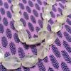 Faceted rose quartz beads - 14.5" strand