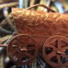 Stamped & Fabricated copper wagon - 2 pieces - Image 3