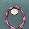 Vintage Pink Porphyr beads - 8 pieces - Image 2