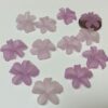 Violet Lexan Orchid Beads - 28 Pieces - Image 2