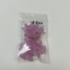 Violet Lexan Orchid Beads - 28 Pieces - Image 4