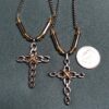 Vintage Large Cross on chain - 2 pieces- 941 - Image 2