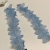 Vintage Glass Leaf Beads in Frosty Periwinkle - 54 Pieces - Image 4