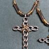 Vintage Large Cross on chain - 2 pieces- 941 - Image 3