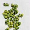 Lemon lime German Vintage Glass Teardrop Beads - 100 Pieces - Image 3