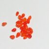 German Vintage Glass Teardrop Beads - 100 Pieces