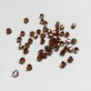 Swarovski Crystal Bicones 6 MM Smoked Topaz AB - 100 Pieces