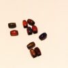 Enamel on copper tubes with big hole - 30 Pieces