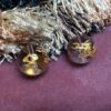 AAA Quartz! Gold etched dragon bead - 8 Pieces
