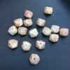 Vintage Austrian beads with Picasso finish - 16 Pieces
