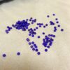 Dark Blue Glass Discs - 248 pieces