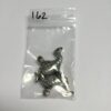Cast White Metal Camel Pendants - 8 Pieces - Image 3