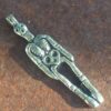 Cast White Metal Skeleton Pendant - 4 Pieces - Image 4