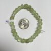 Pale Green Textured Glass Beads - 108 Pieces - Image 4