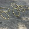 Brass Oval Link - 24 Pieces