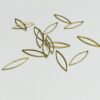 Brass Marquis Links - 64 Pieces