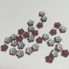 Amethyst AB Vintage Glass Daisy Beads - 60 Pieces #278