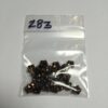 Metallic Bronze Vintage Glass Flower Beads - 120 Pieces - Image 2
