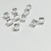 Swarovski Cube Beads 8 MM Crystal - 10 Pieces