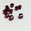 Swarovski Cube Beads 8 MM Garnet - 10 Pieces