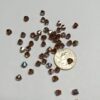 Swarovski Crystal Bicones 6 MM Smoked Topaz AB - 100 Pieces - Image 3