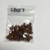 Swarovski Crystal Bicones 6 MM Smoked Topaz AB - 100 Pieces - Image 2