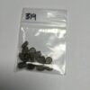 Hand Cut Glass Drops in Grey - 32 Pieces - Image 2
