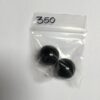 Large Dark Smoky Quartz  Round Beads - 8 Pieces - Image 2