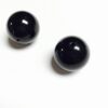 Large Dark Smoky Quartz  Round Beads - 8 Pieces